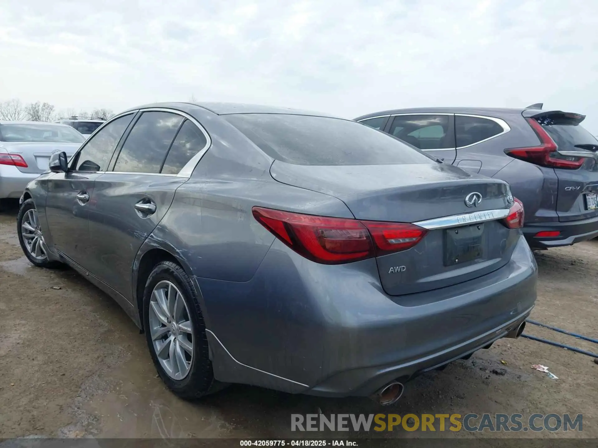 3 Фотография поврежденного автомобиля JN1EV7AR0MM753915 INFINITI Q50 2021