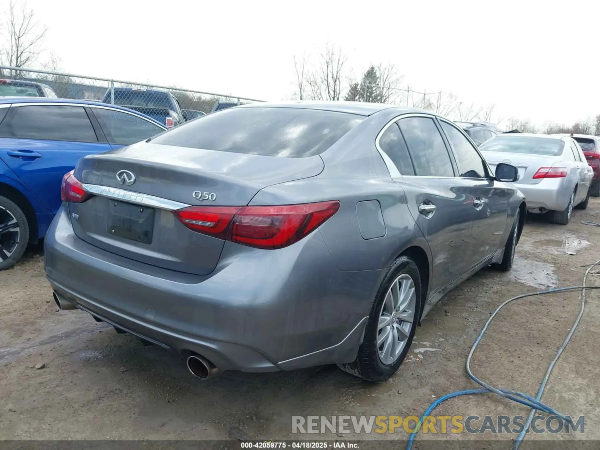 4 Фотография поврежденного автомобиля JN1EV7AR0MM753915 INFINITI Q50 2021