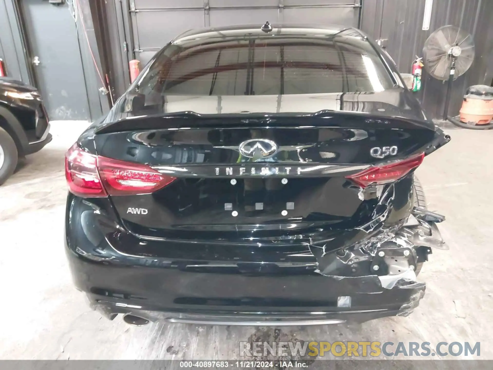 16 Фотография поврежденного автомобиля JN1EV7AR1MM752286 INFINITI Q50 2021