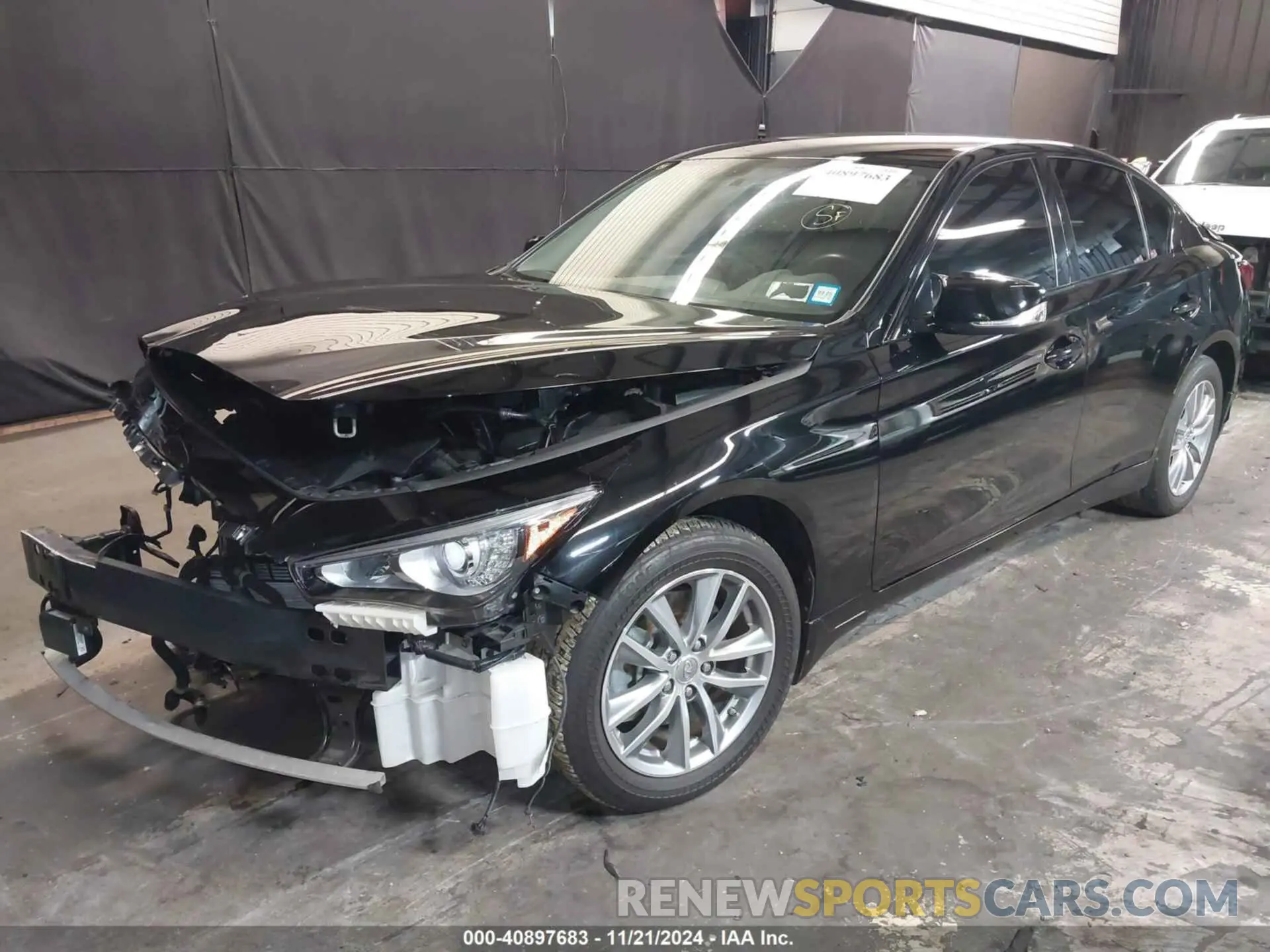 2 Фотография поврежденного автомобиля JN1EV7AR1MM752286 INFINITI Q50 2021
