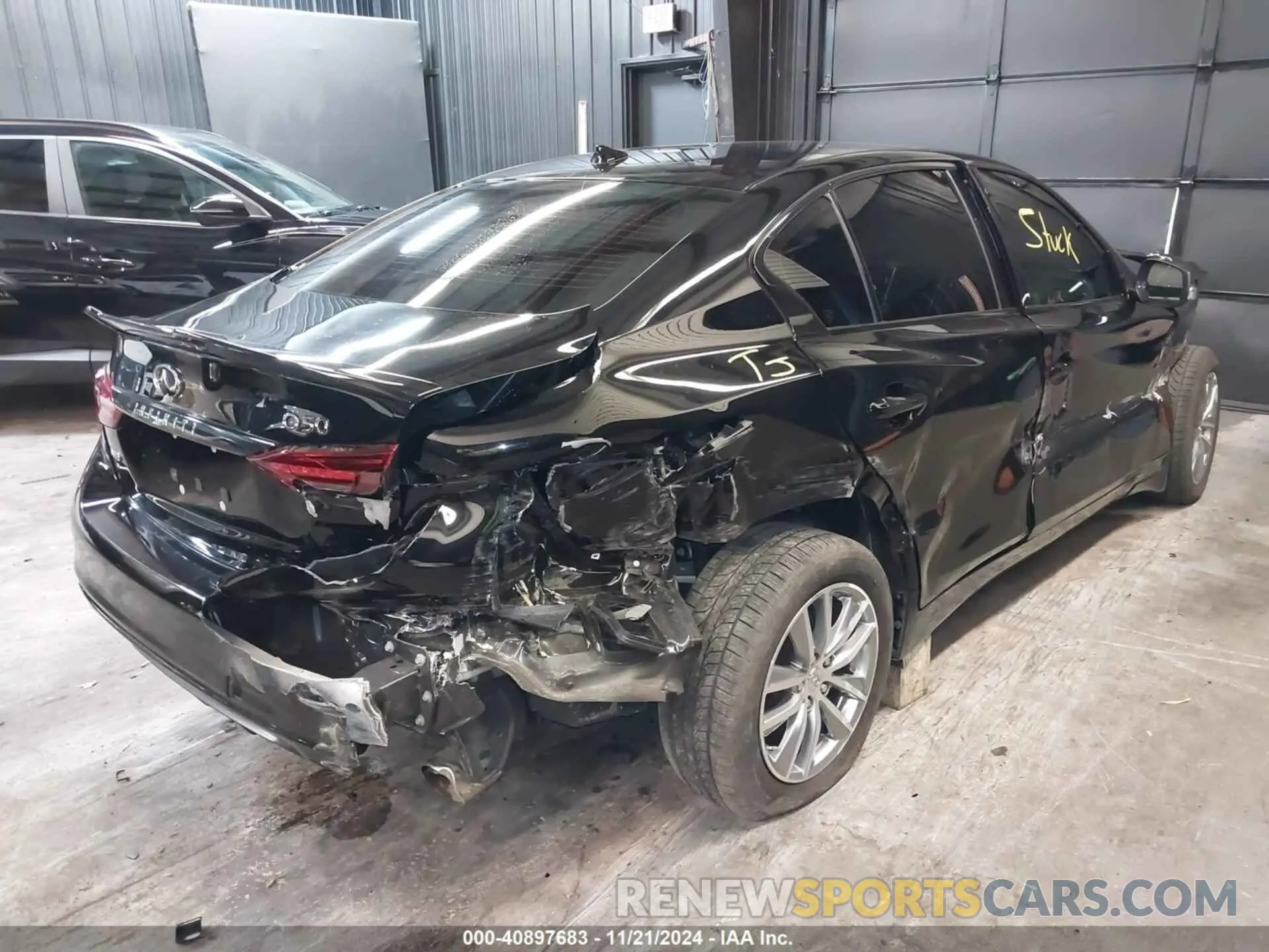 4 Фотография поврежденного автомобиля JN1EV7AR1MM752286 INFINITI Q50 2021