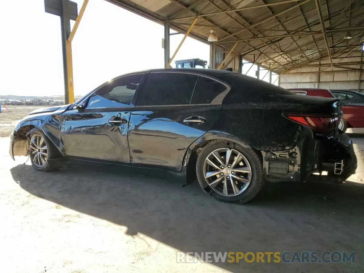 2 Фотография поврежденного автомобиля JN1EV7AR2MM756122 INFINITI Q50 2021