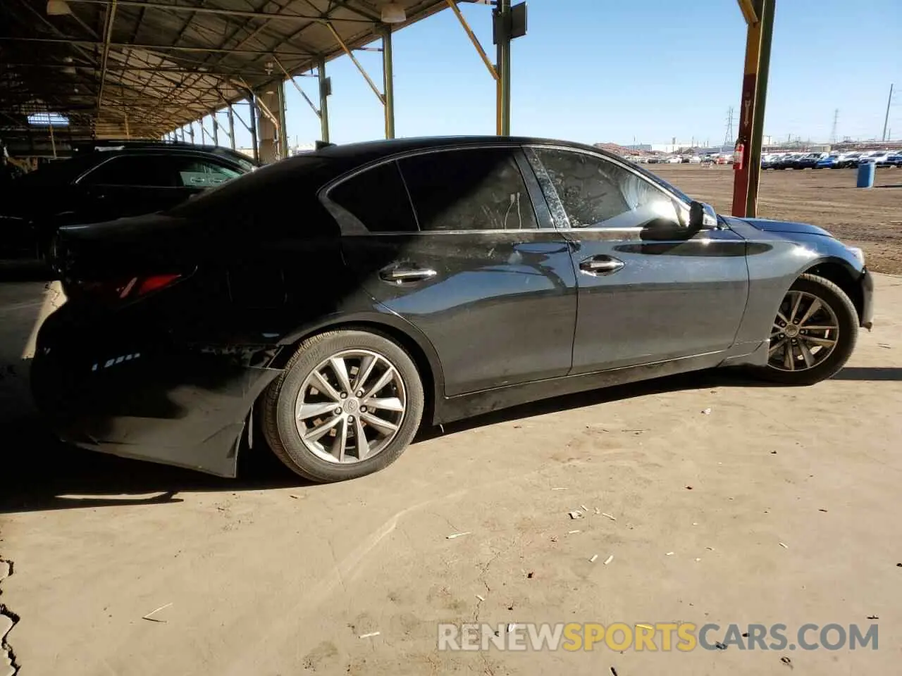 3 Фотография поврежденного автомобиля JN1EV7AR2MM756122 INFINITI Q50 2021