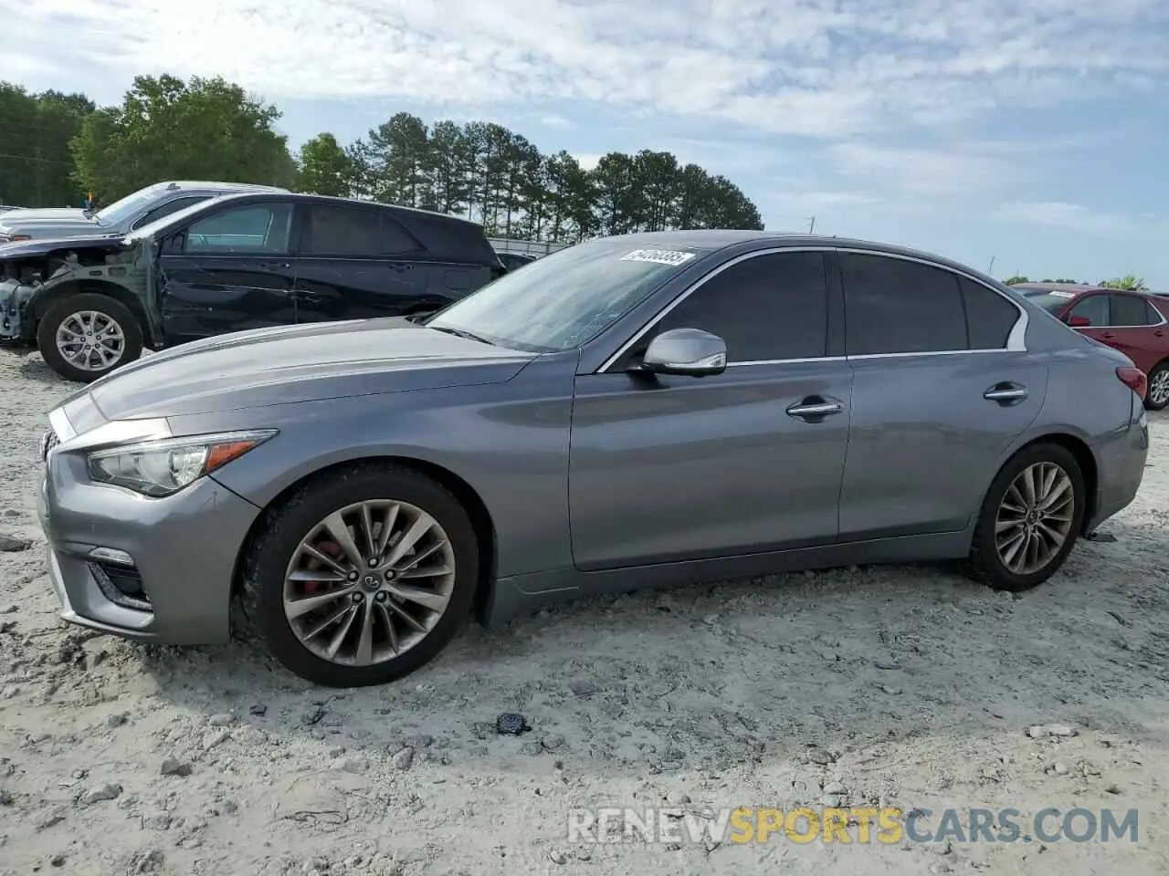 1 Фотография поврежденного автомобиля JN1EV7BP1MM700220 INFINITI Q50 2021