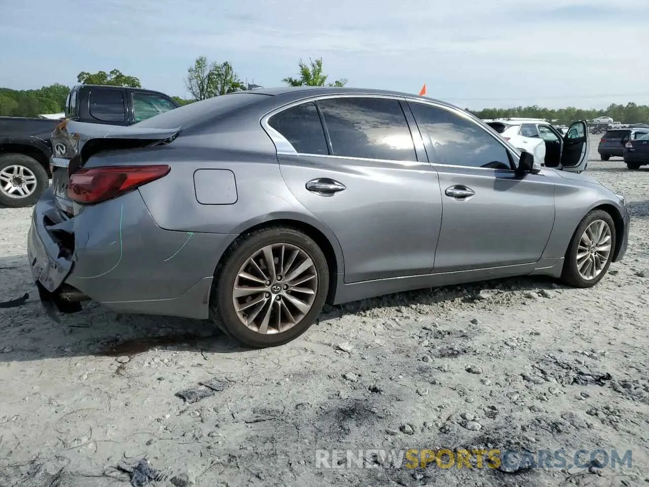 3 Фотография поврежденного автомобиля JN1EV7BP1MM700220 INFINITI Q50 2021