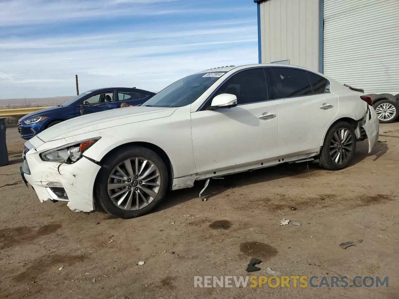 1 Фотография поврежденного автомобиля JN1EV7BP1MM702534 INFINITI Q50 2021
