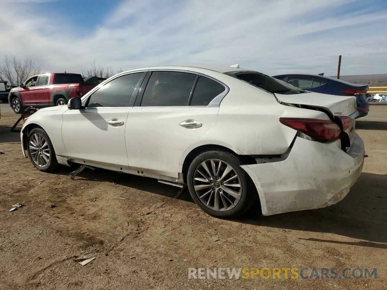 2 Фотография поврежденного автомобиля JN1EV7BP1MM702534 INFINITI Q50 2021