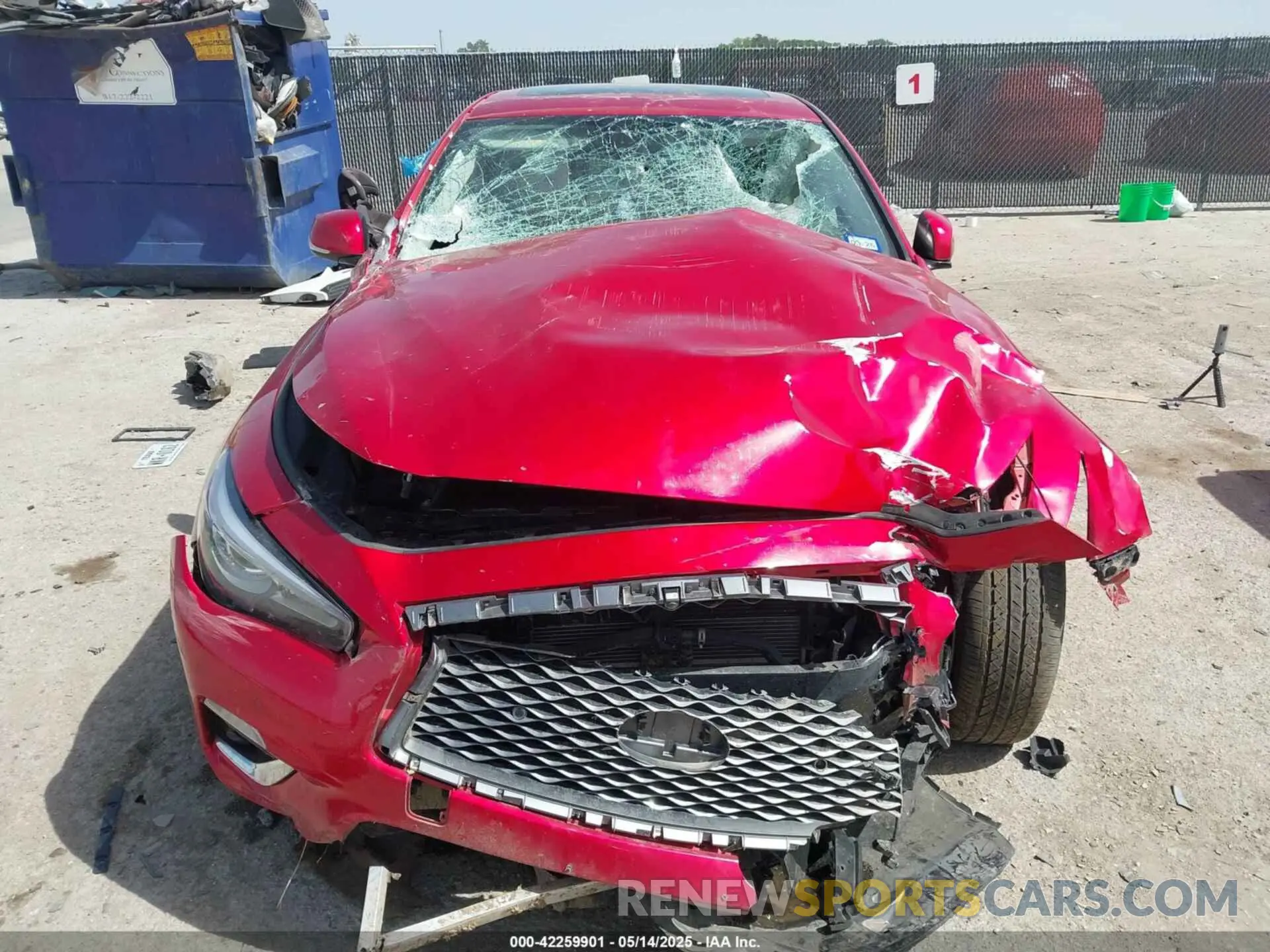 11 Фотография поврежденного автомобиля JN1EV7BP1MM705935 INFINITI Q50 2021
