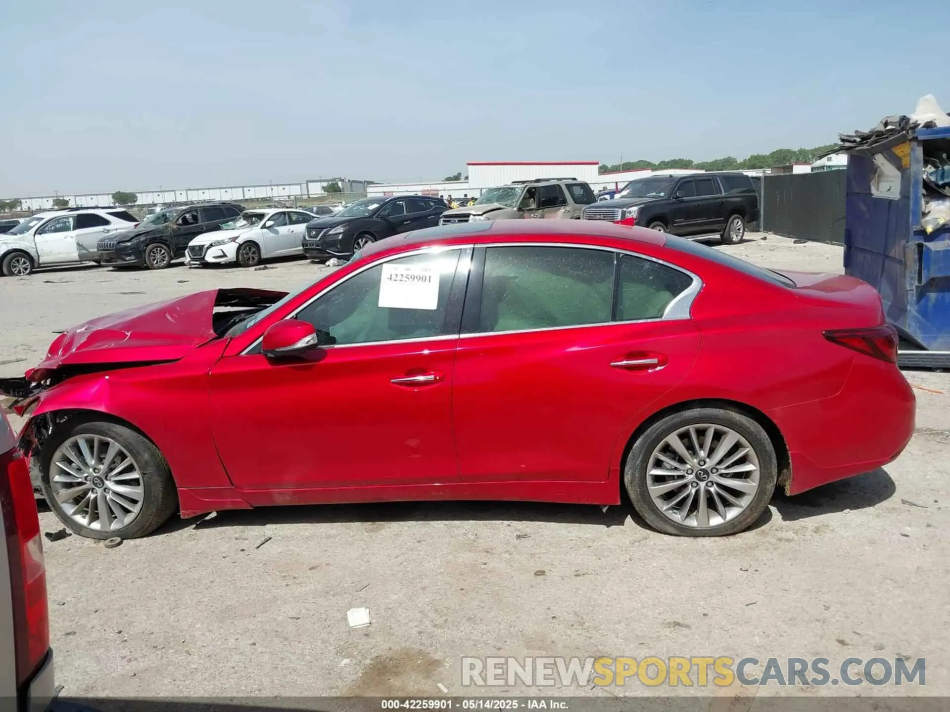 13 Фотография поврежденного автомобиля JN1EV7BP1MM705935 INFINITI Q50 2021