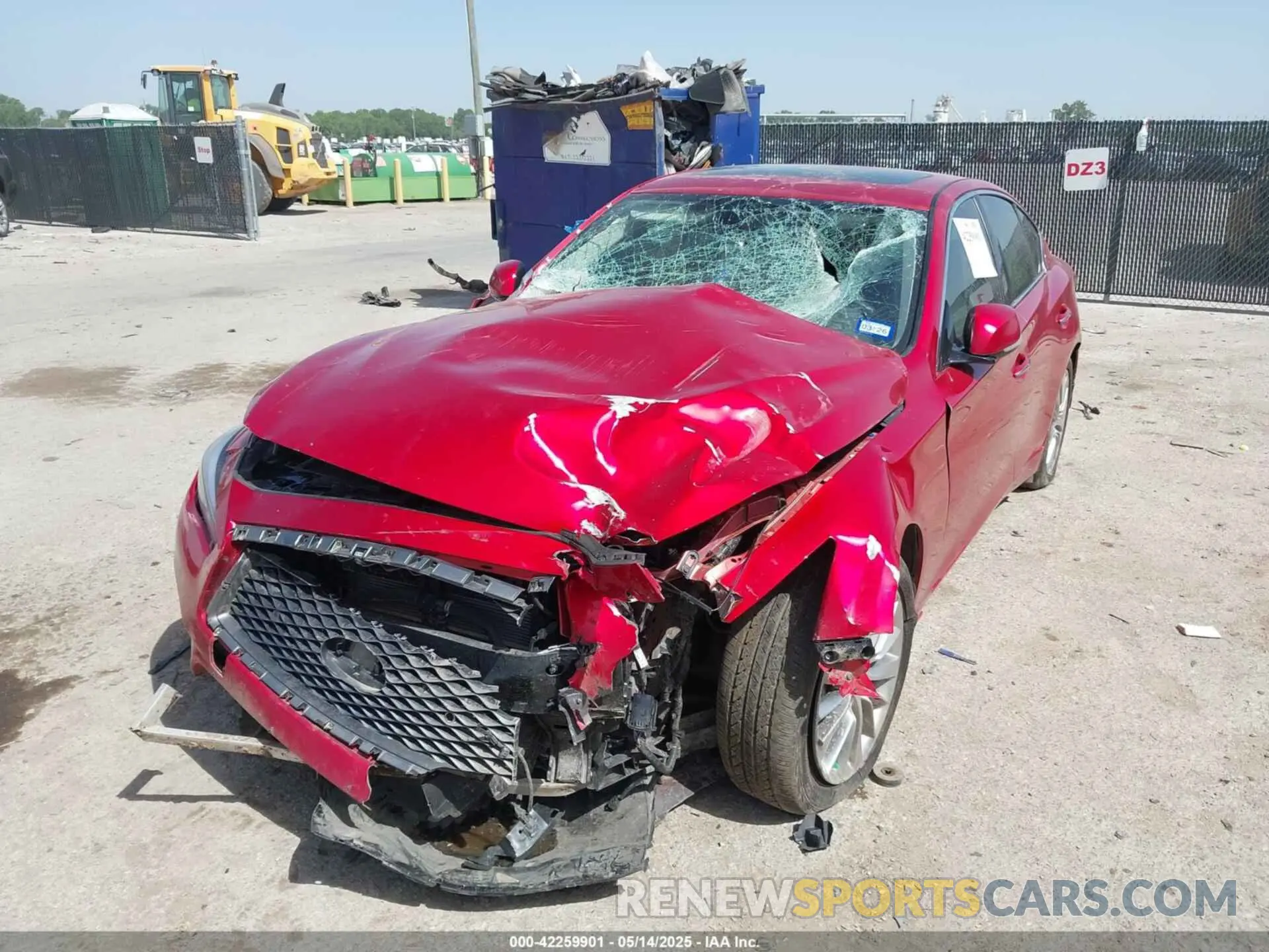 2 Фотография поврежденного автомобиля JN1EV7BP1MM705935 INFINITI Q50 2021