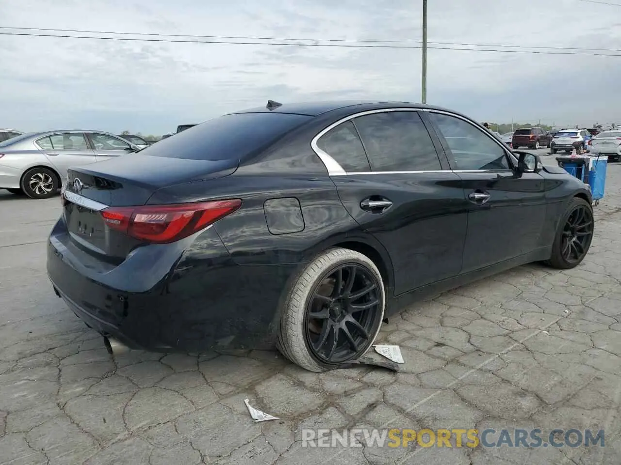 3 Фотография поврежденного автомобиля JN1EV7BP2MM704227 INFINITI Q50 2021