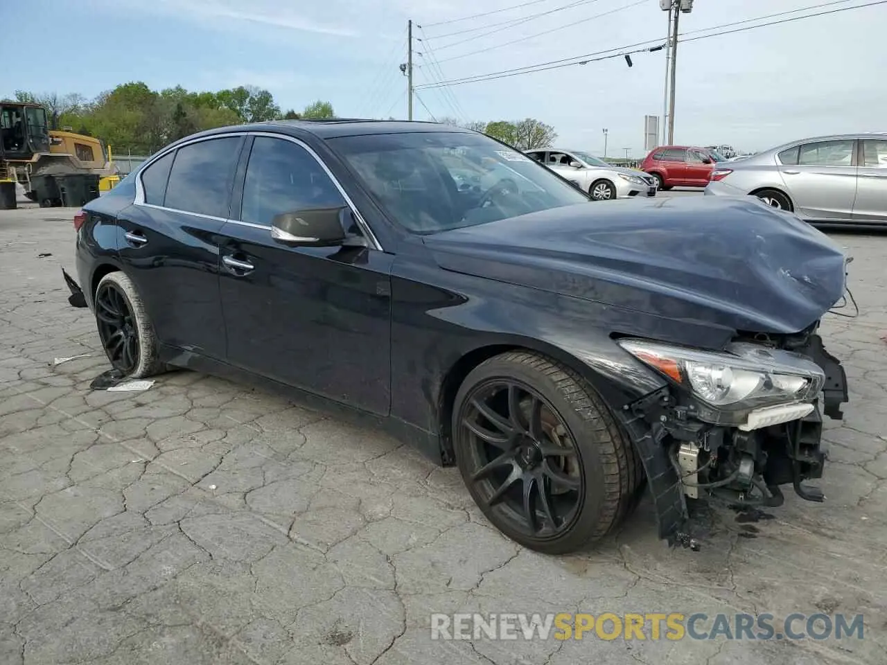 4 Фотография поврежденного автомобиля JN1EV7BP2MM704227 INFINITI Q50 2021
