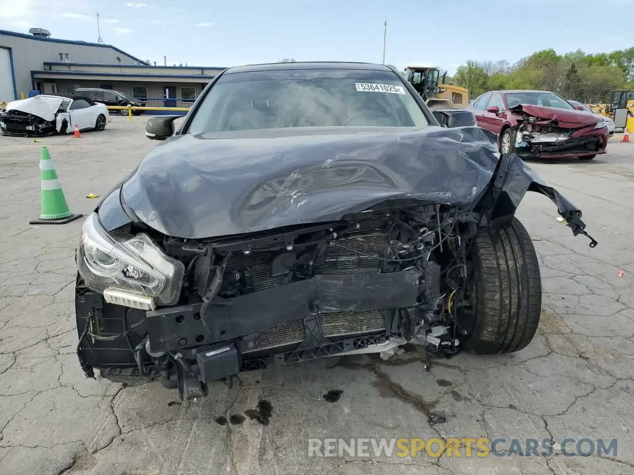 5 Фотография поврежденного автомобиля JN1EV7BP2MM704227 INFINITI Q50 2021