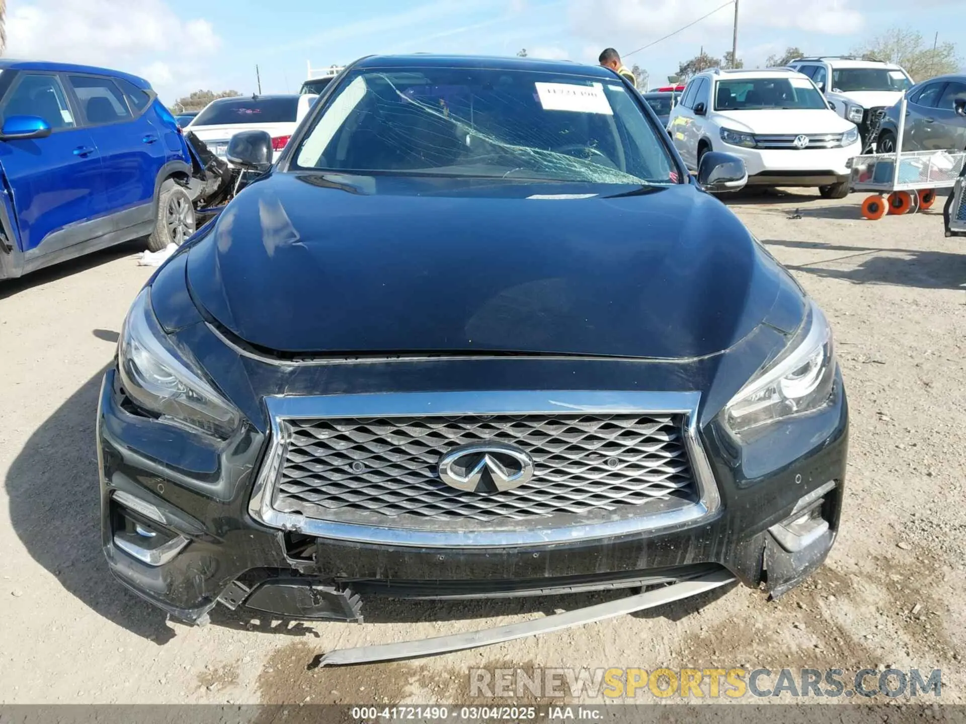 12 Фотография поврежденного автомобиля JN1EV7BP2MM705863 INFINITI Q50 2021