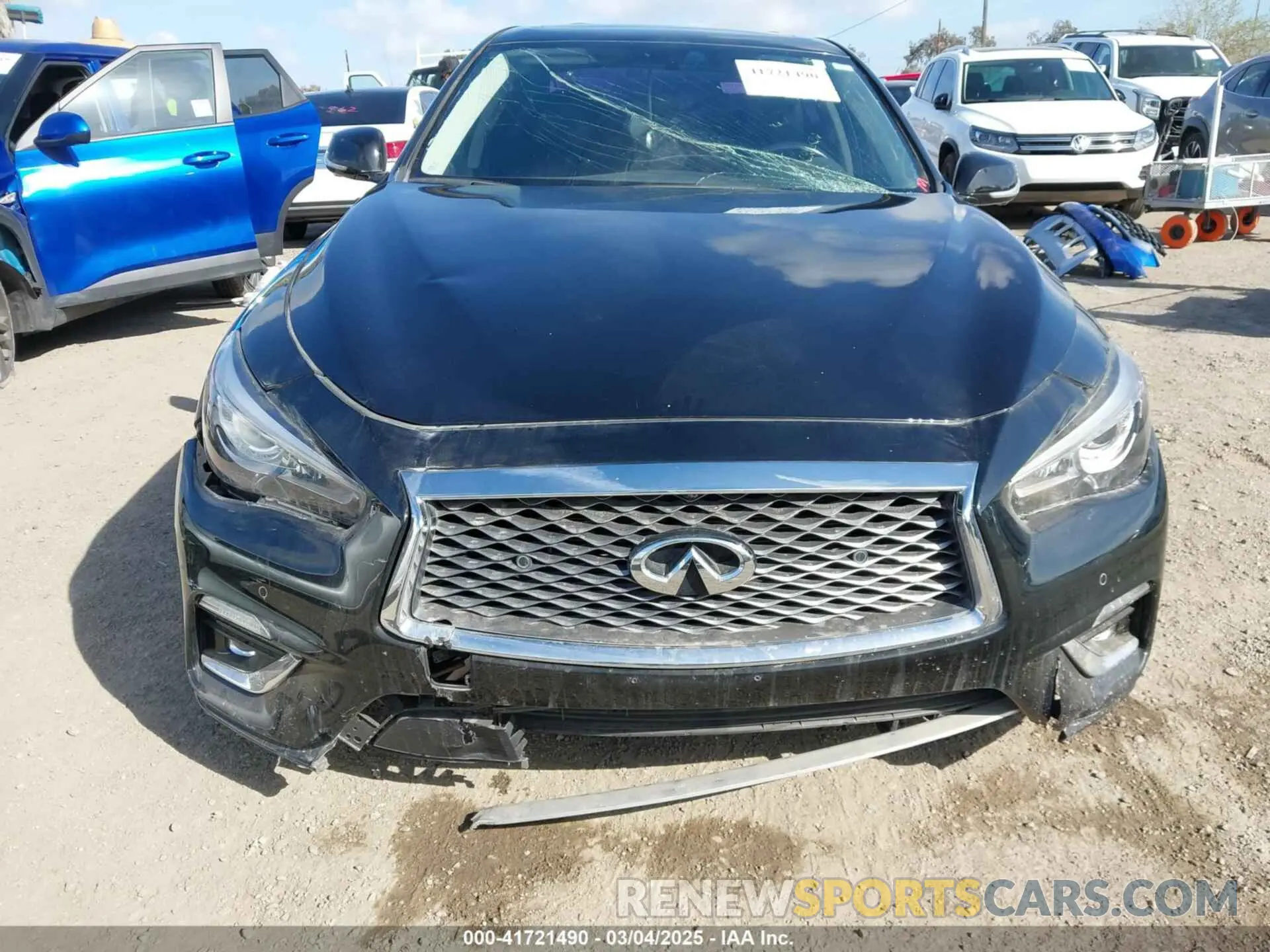 17 Фотография поврежденного автомобиля JN1EV7BP2MM705863 INFINITI Q50 2021