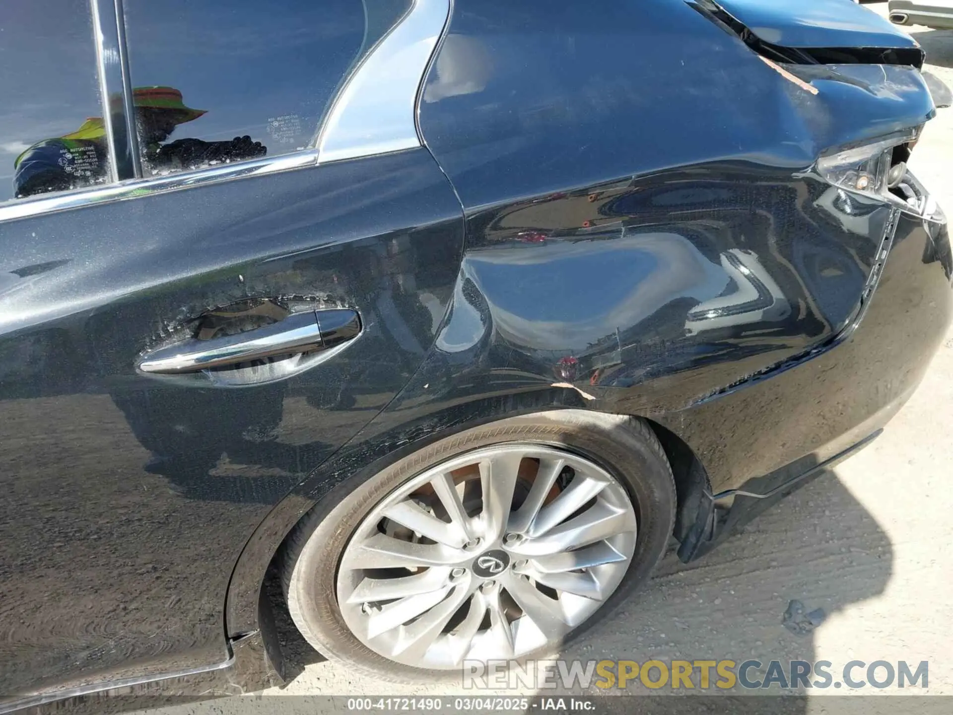 20 Фотография поврежденного автомобиля JN1EV7BP2MM705863 INFINITI Q50 2021
