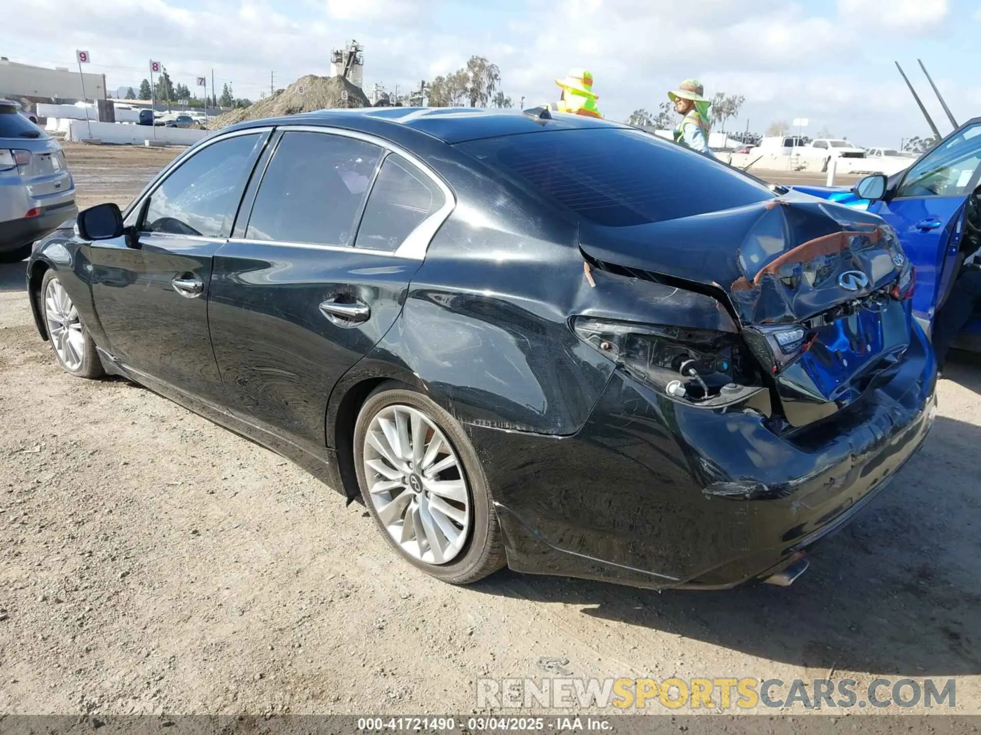 3 Фотография поврежденного автомобиля JN1EV7BP2MM705863 INFINITI Q50 2021