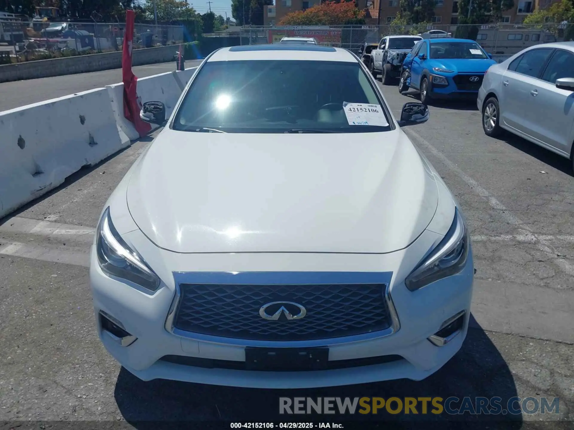 11 Фотография поврежденного автомобиля JN1EV7BP2MM707659 INFINITI Q50 2021