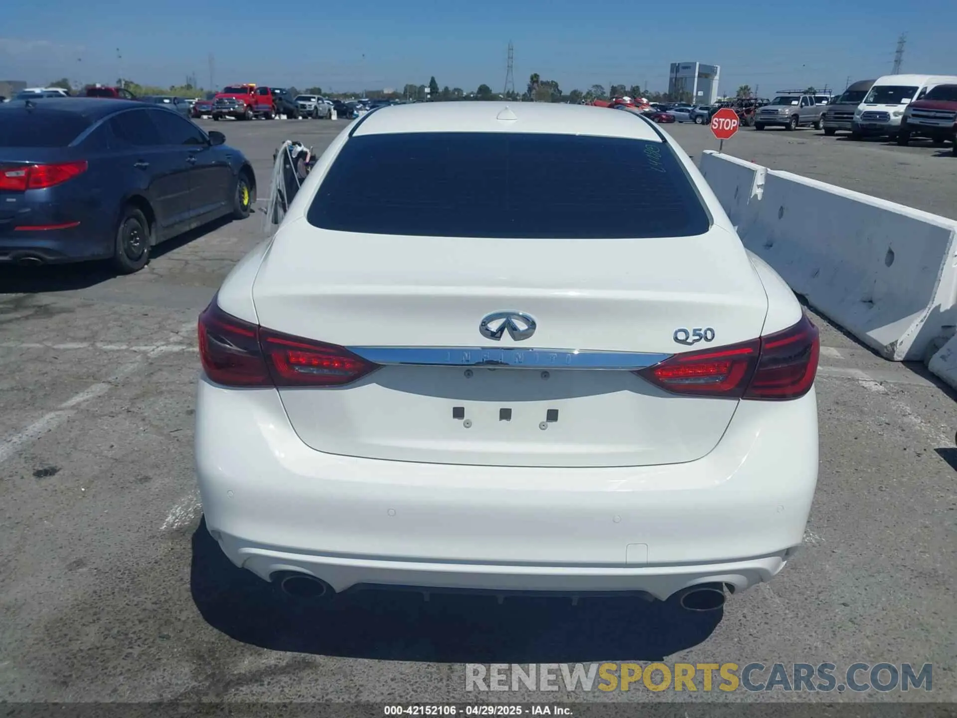 15 Фотография поврежденного автомобиля JN1EV7BP2MM707659 INFINITI Q50 2021
