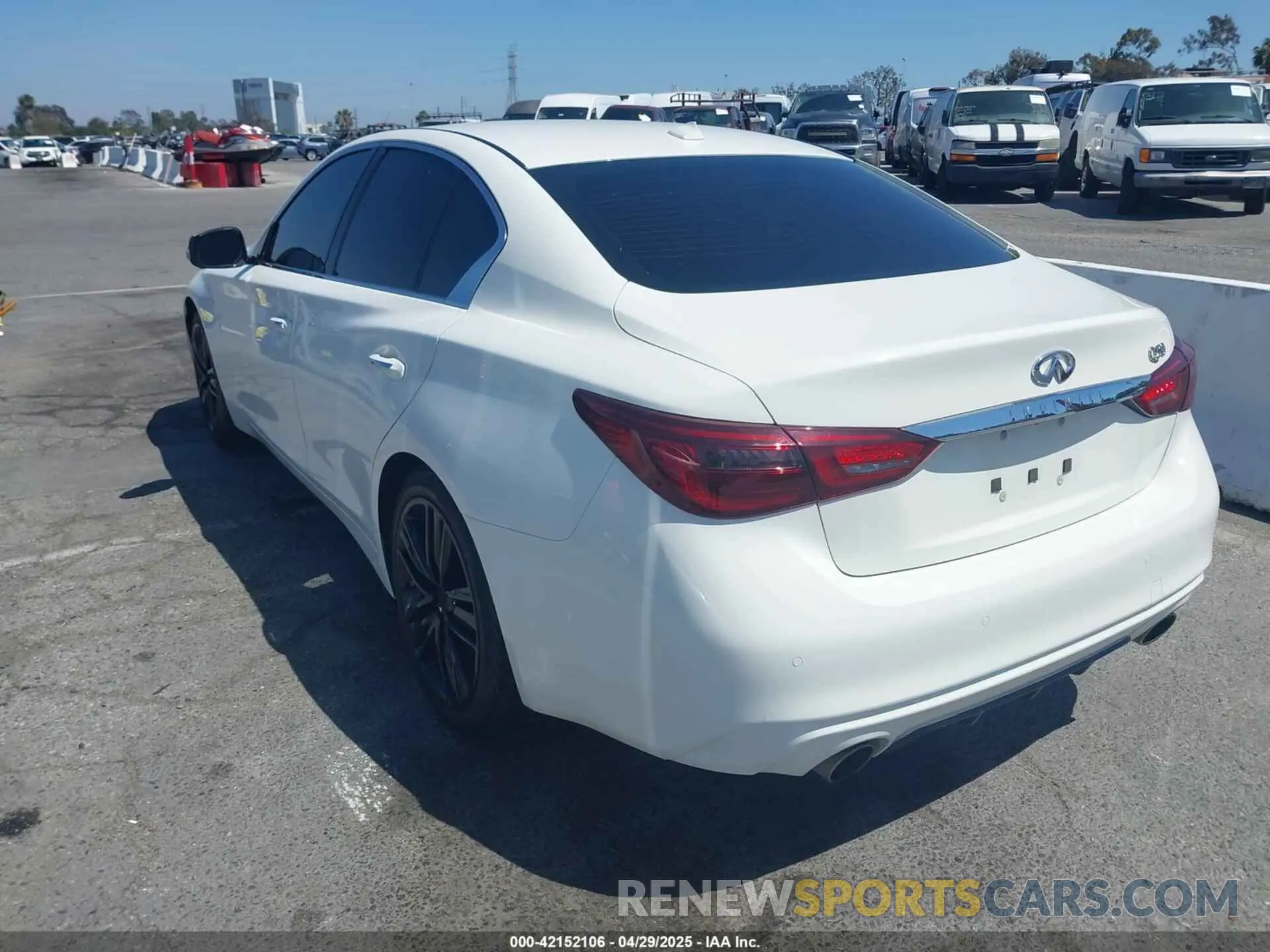 3 Фотография поврежденного автомобиля JN1EV7BP2MM707659 INFINITI Q50 2021