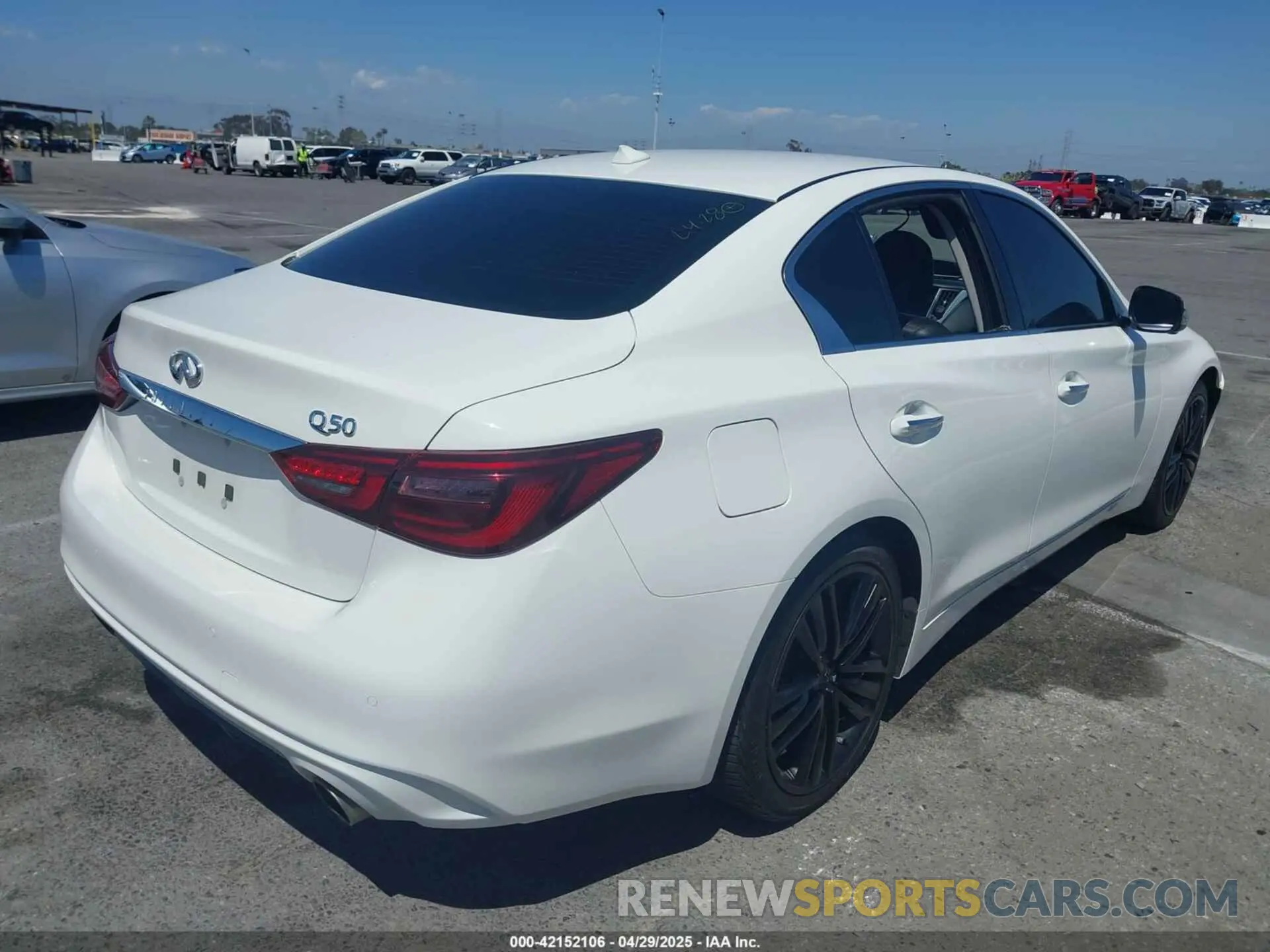 4 Фотография поврежденного автомобиля JN1EV7BP2MM707659 INFINITI Q50 2021