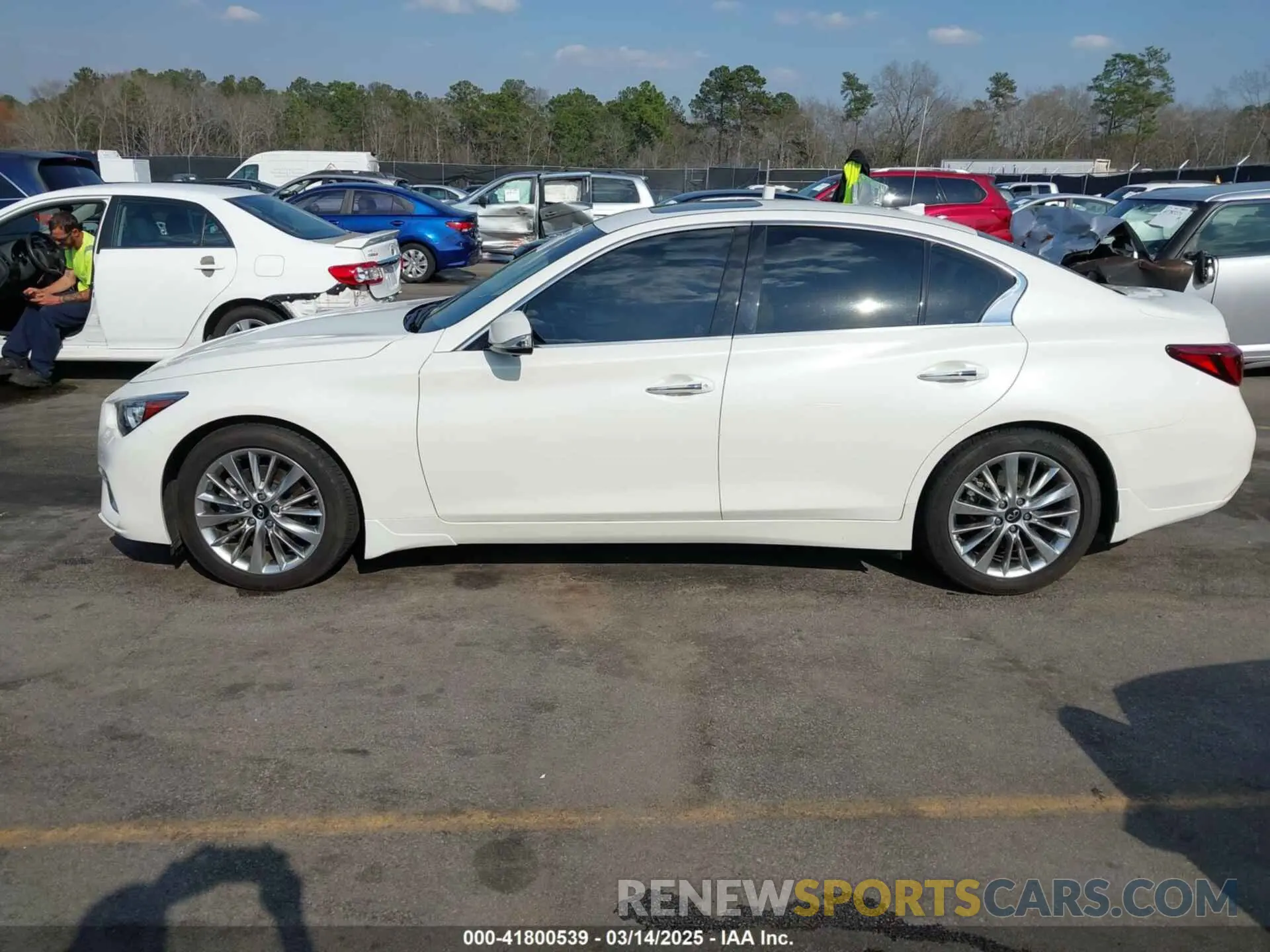 14 Фотография поврежденного автомобиля JN1EV7BP3MM700462 INFINITI Q50 2021