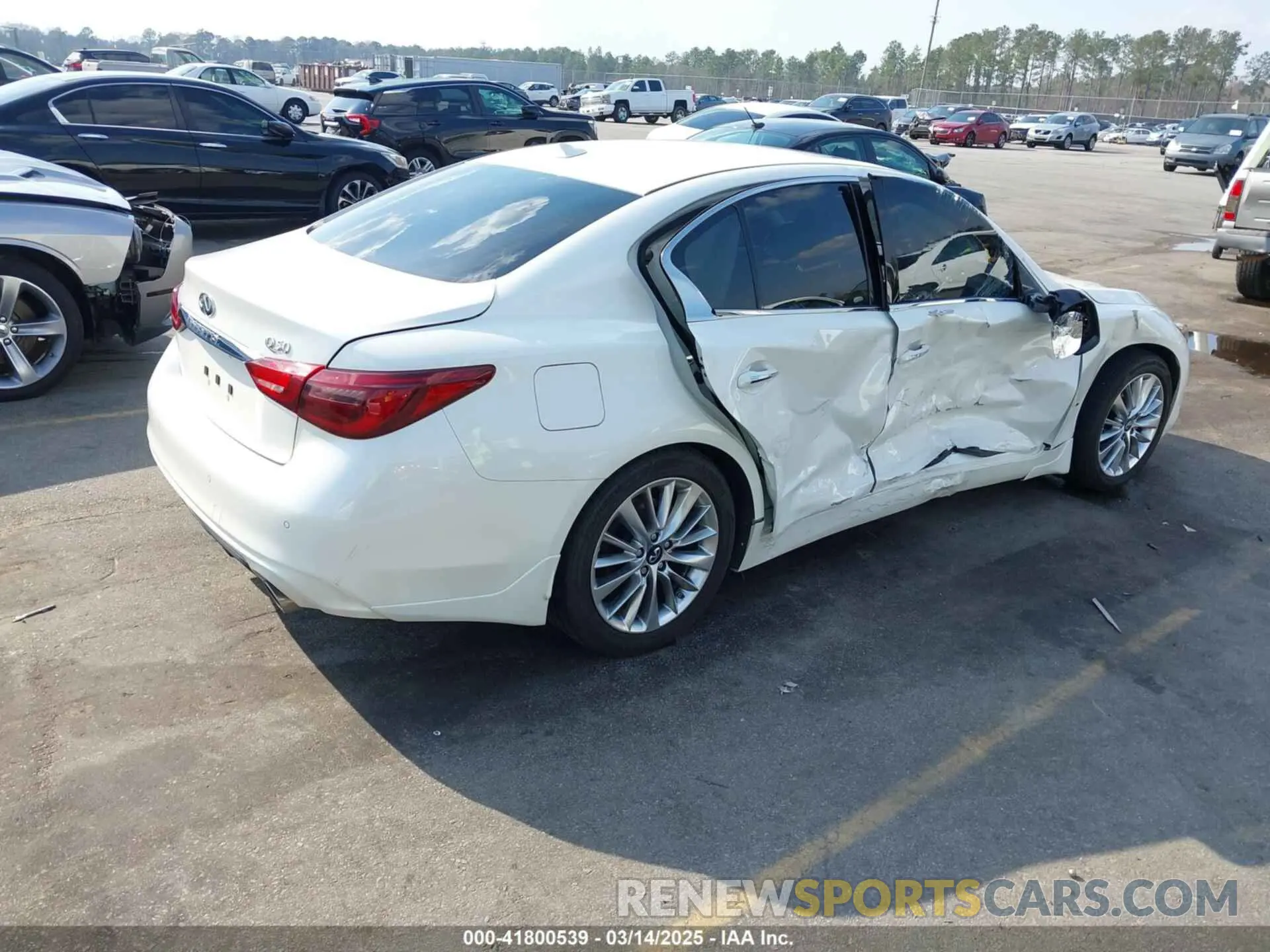 4 Фотография поврежденного автомобиля JN1EV7BP3MM700462 INFINITI Q50 2021
