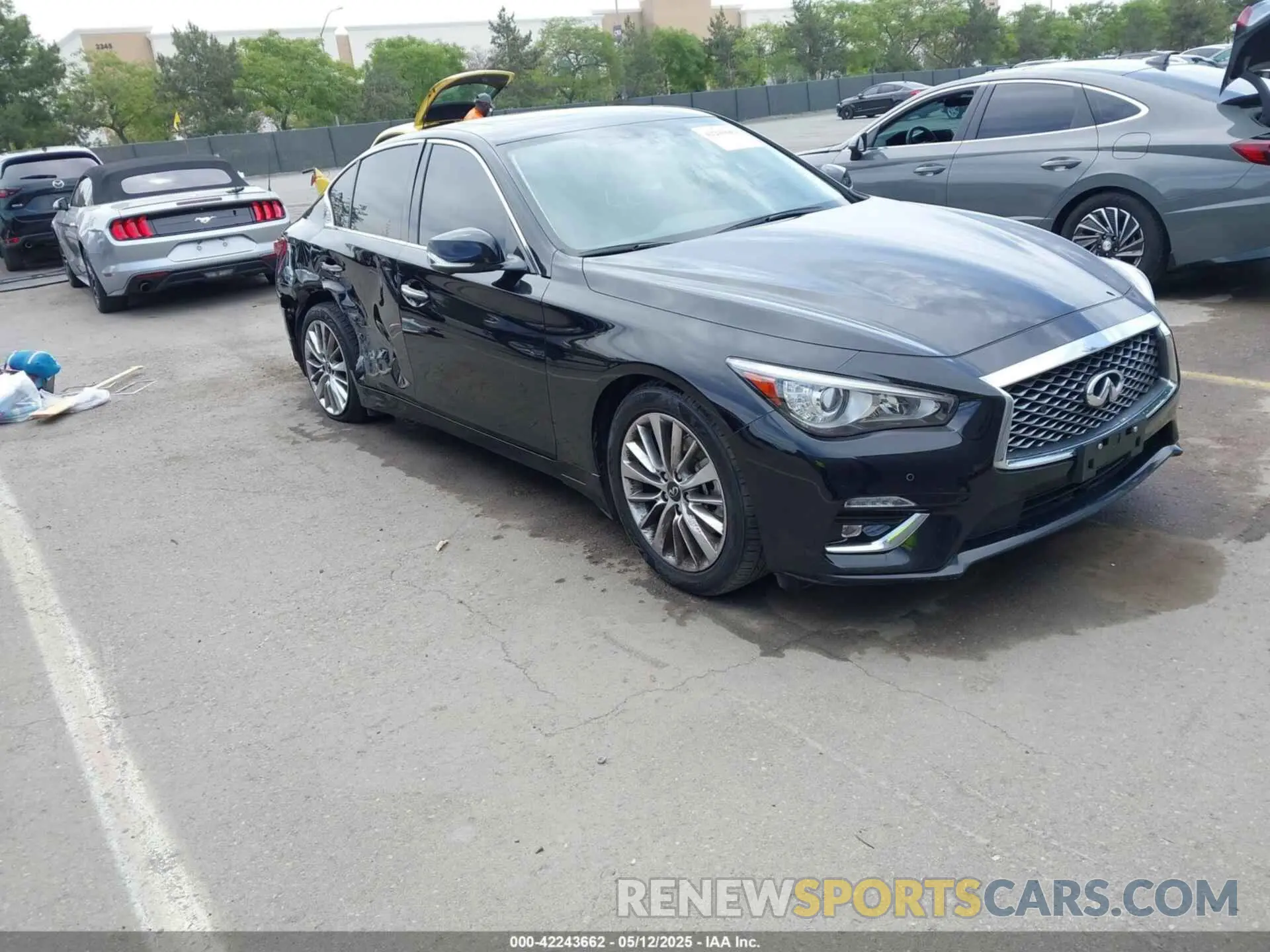 1 Фотография поврежденного автомобиля JN1EV7BP3MM701837 INFINITI Q50 2021
