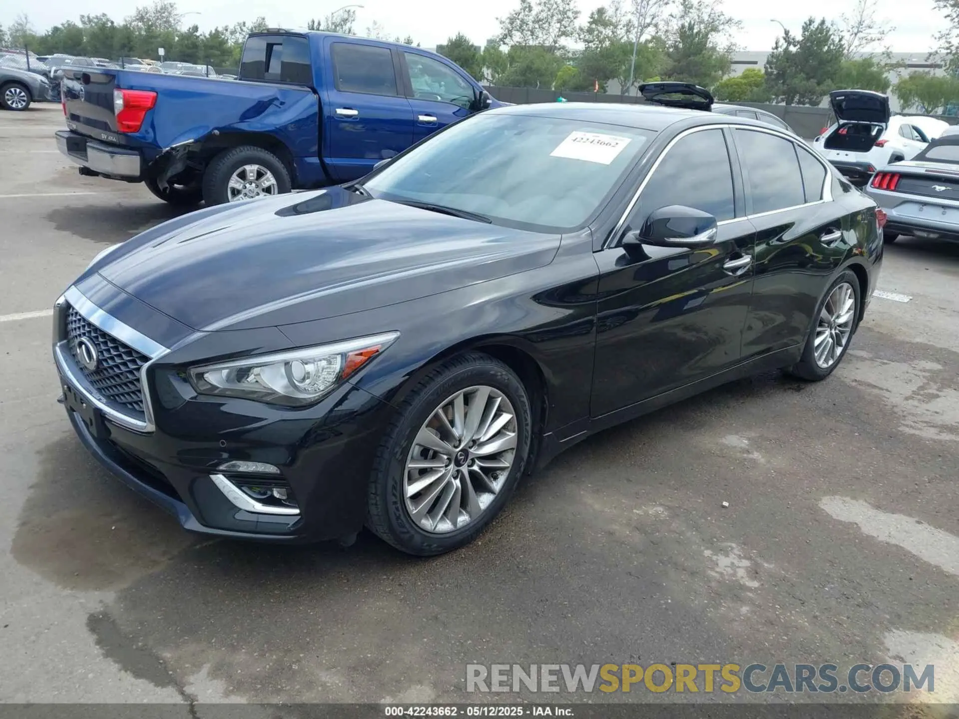2 Фотография поврежденного автомобиля JN1EV7BP3MM701837 INFINITI Q50 2021