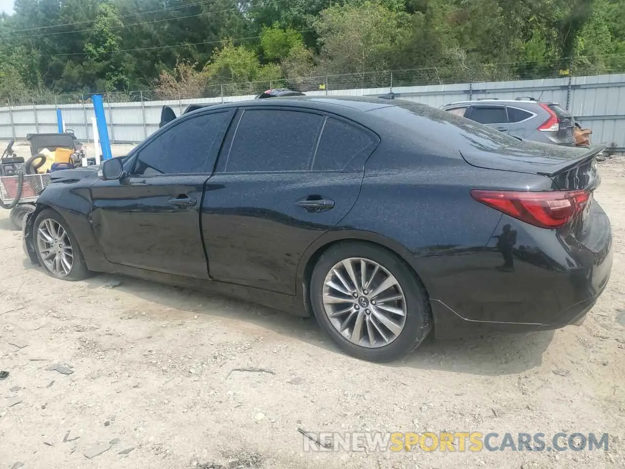 2 Photograph of a damaged car JN1EV7BP3MM704866 INFINITI Q50 2021