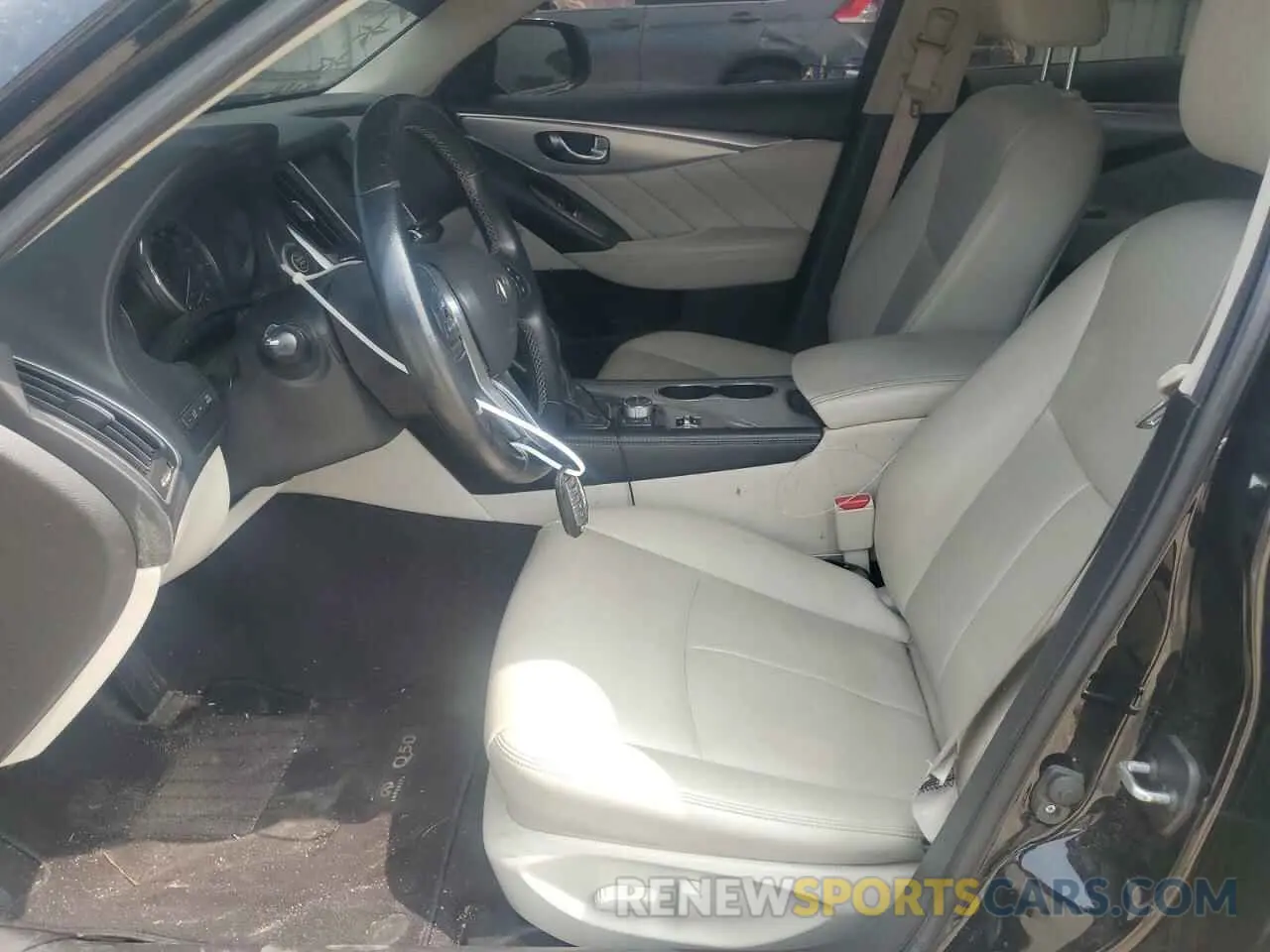 7 Photograph of a damaged car JN1EV7BP3MM704866 INFINITI Q50 2021