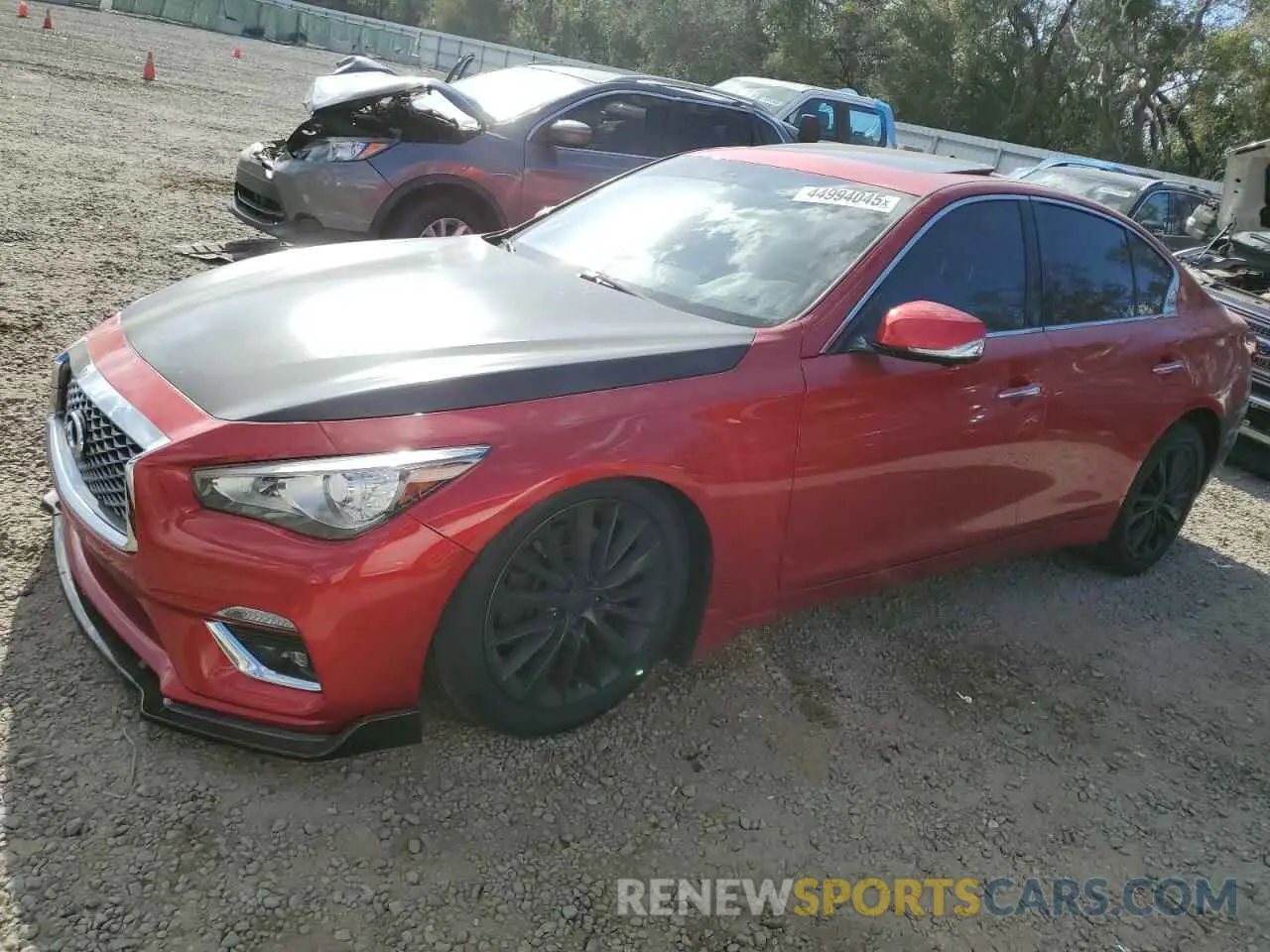 1 Фотография поврежденного автомобиля JN1EV7BP3MM707640 INFINITI Q50 2021