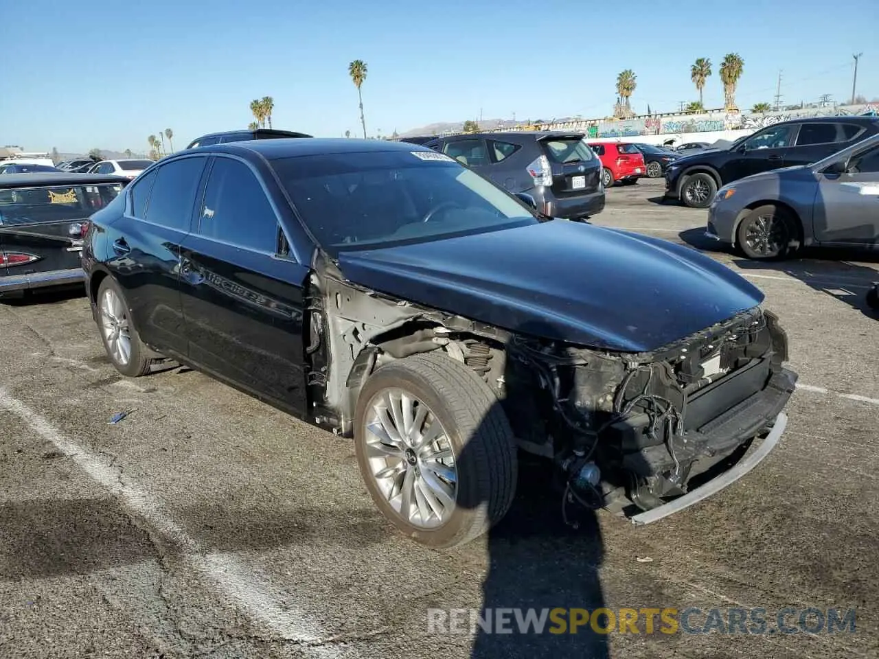 4 Photograph of a damaged car JN1EV7BP4MM702513 INFINITI Q50 2021