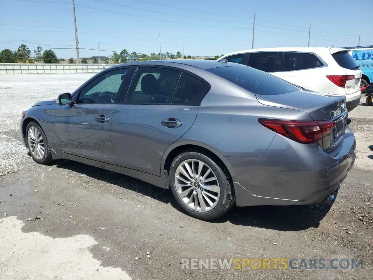 2 Photograph of a damaged car JN1EV7BP4MM704889 INFINITI Q50 2021