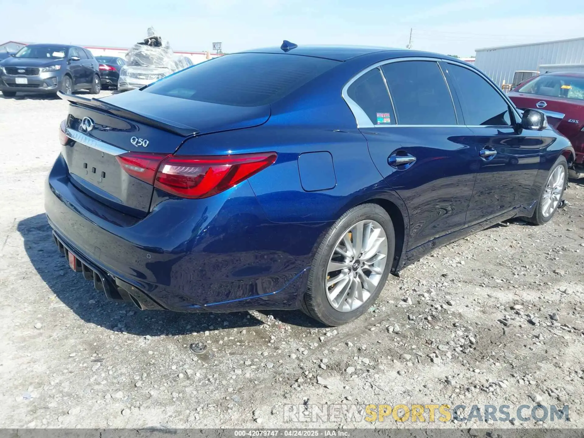 4 Фотография поврежденного автомобиля JN1EV7BP4MM706934 INFINITI Q50 2021