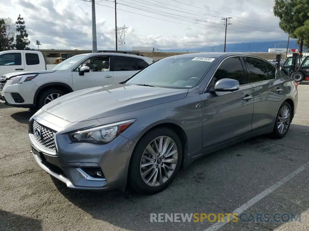1 Фотография поврежденного автомобиля JN1EV7BP6MM700570 INFINITI Q50 2021
