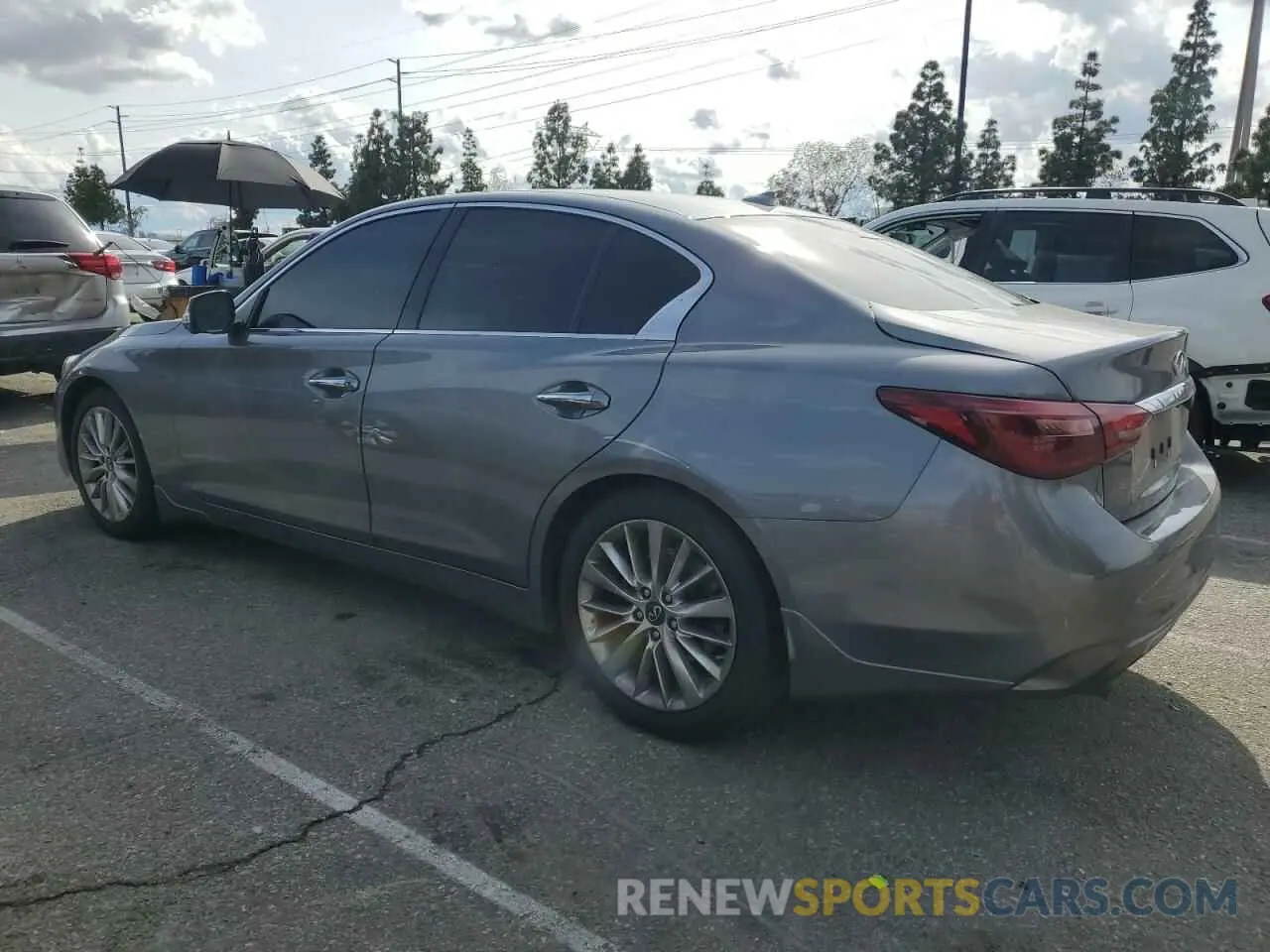 2 Фотография поврежденного автомобиля JN1EV7BP6MM700570 INFINITI Q50 2021