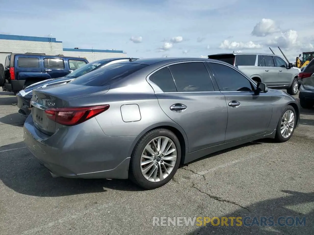 3 Фотография поврежденного автомобиля JN1EV7BP6MM700570 INFINITI Q50 2021