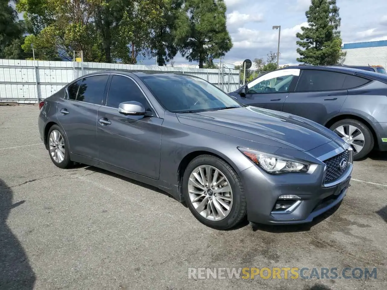 4 Фотография поврежденного автомобиля JN1EV7BP6MM700570 INFINITI Q50 2021