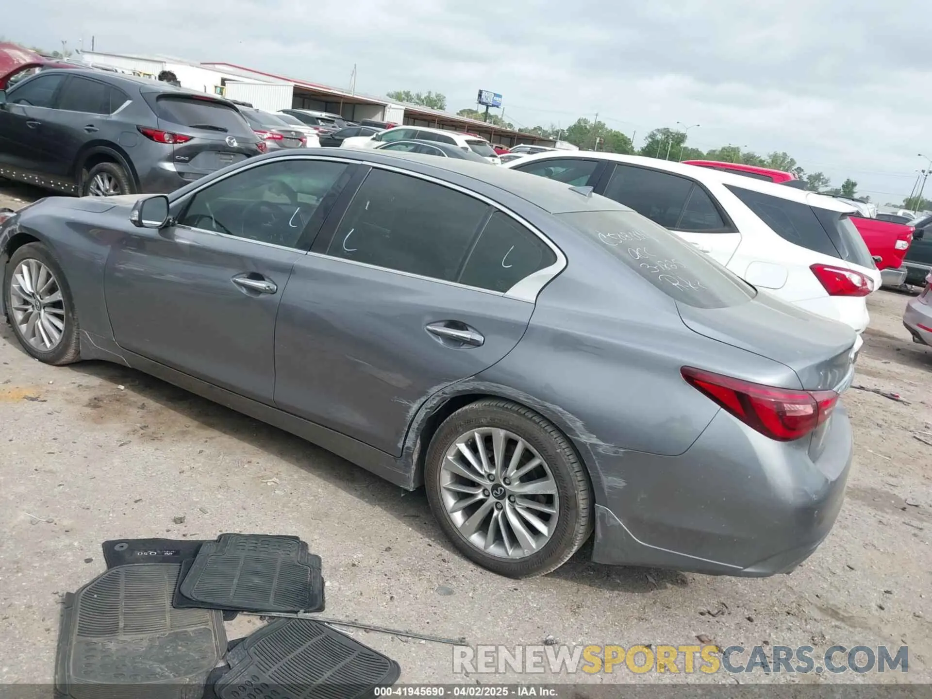 3 Фотография поврежденного автомобиля JN1EV7BP6MM702593 INFINITI Q50 2021