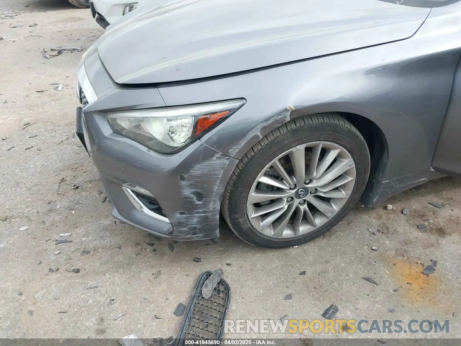 6 Фотография поврежденного автомобиля JN1EV7BP6MM702593 INFINITI Q50 2021