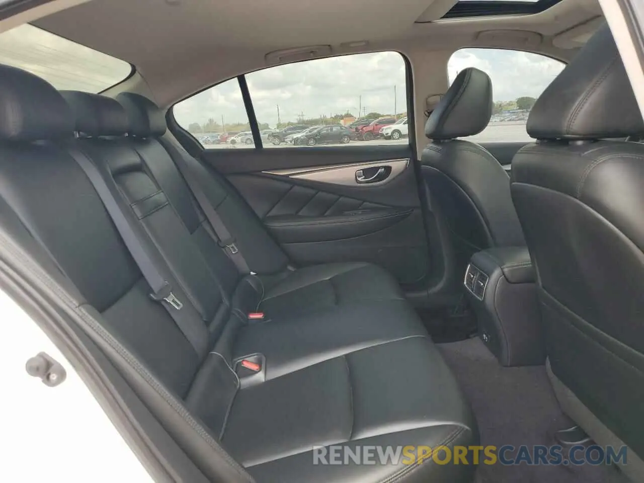 10 Photograph of a damaged car JN1EV7BP6MM704845 INFINITI Q50 2021