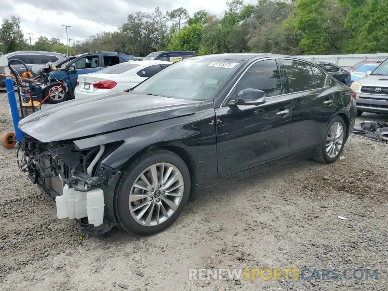 1 Фотография поврежденного автомобиля JN1EV7BP7MM706717 INFINITI Q50 2021