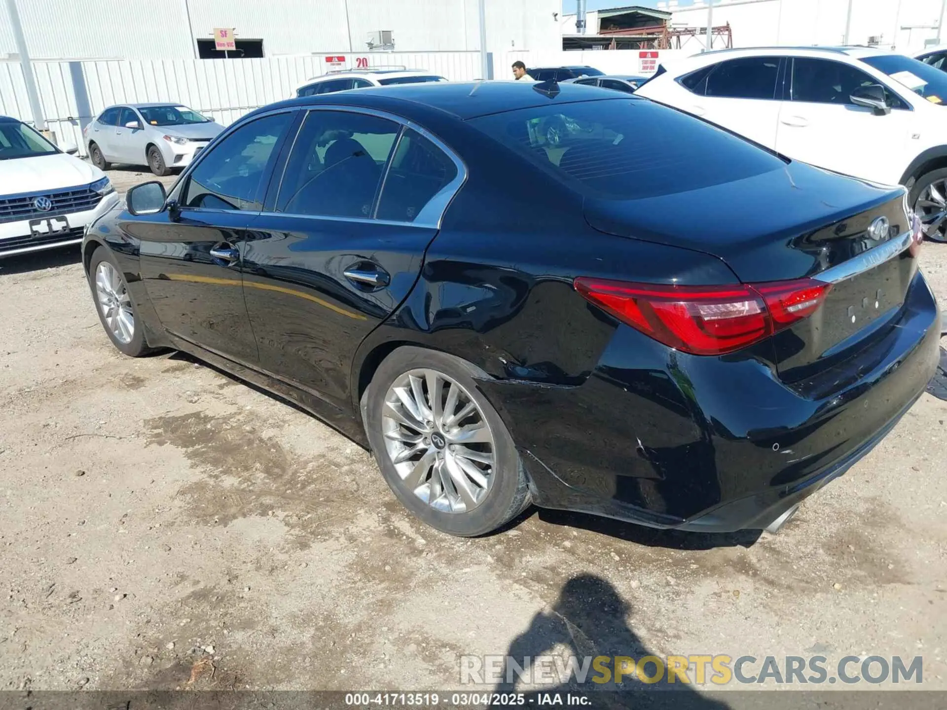 3 Фотография поврежденного автомобиля JN1EV7BP8MM700070 INFINITI Q50 2021
