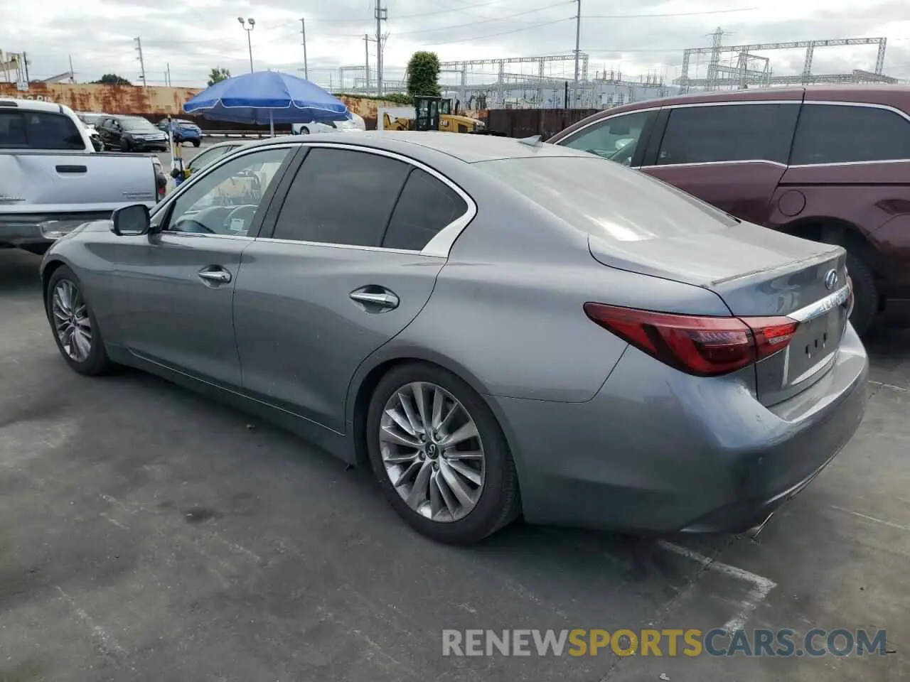 2 Фотография поврежденного автомобиля JN1EV7BP8MM702871 INFINITI Q50 2021