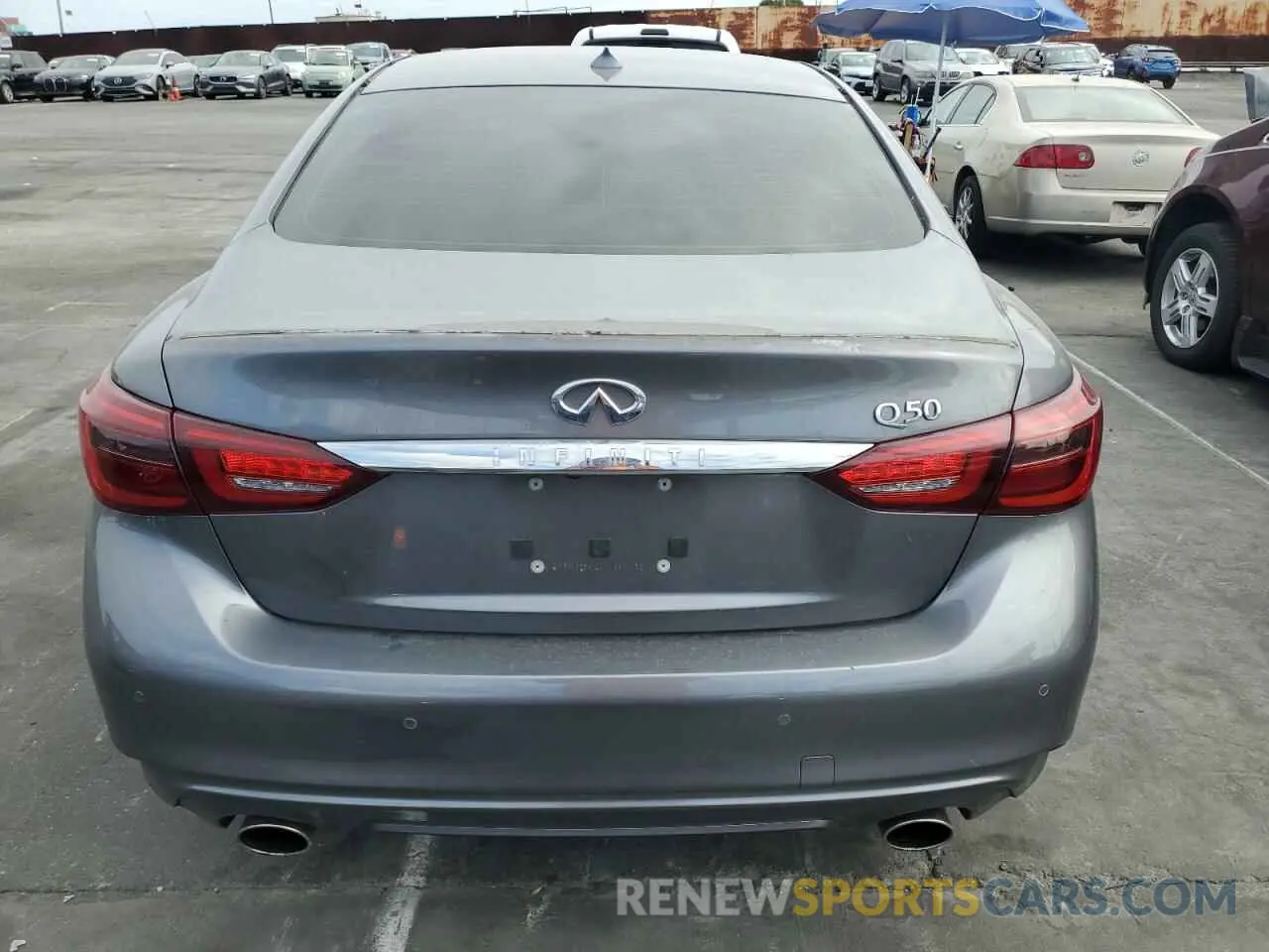 6 Фотография поврежденного автомобиля JN1EV7BP8MM702871 INFINITI Q50 2021