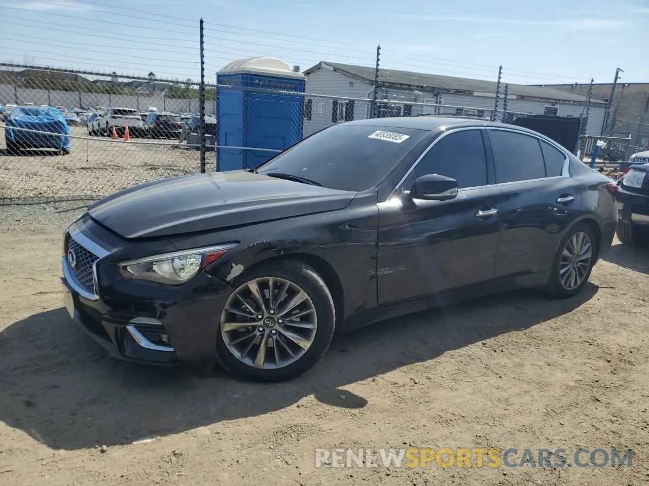 1 Фотография поврежденного автомобиля JN1EV7BP8MM704183 INFINITI Q50 2021