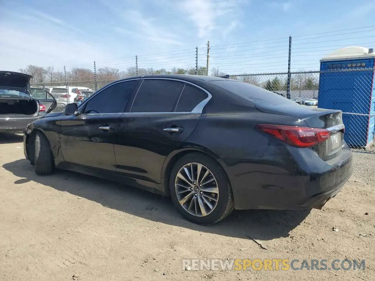 2 Фотография поврежденного автомобиля JN1EV7BP8MM704183 INFINITI Q50 2021