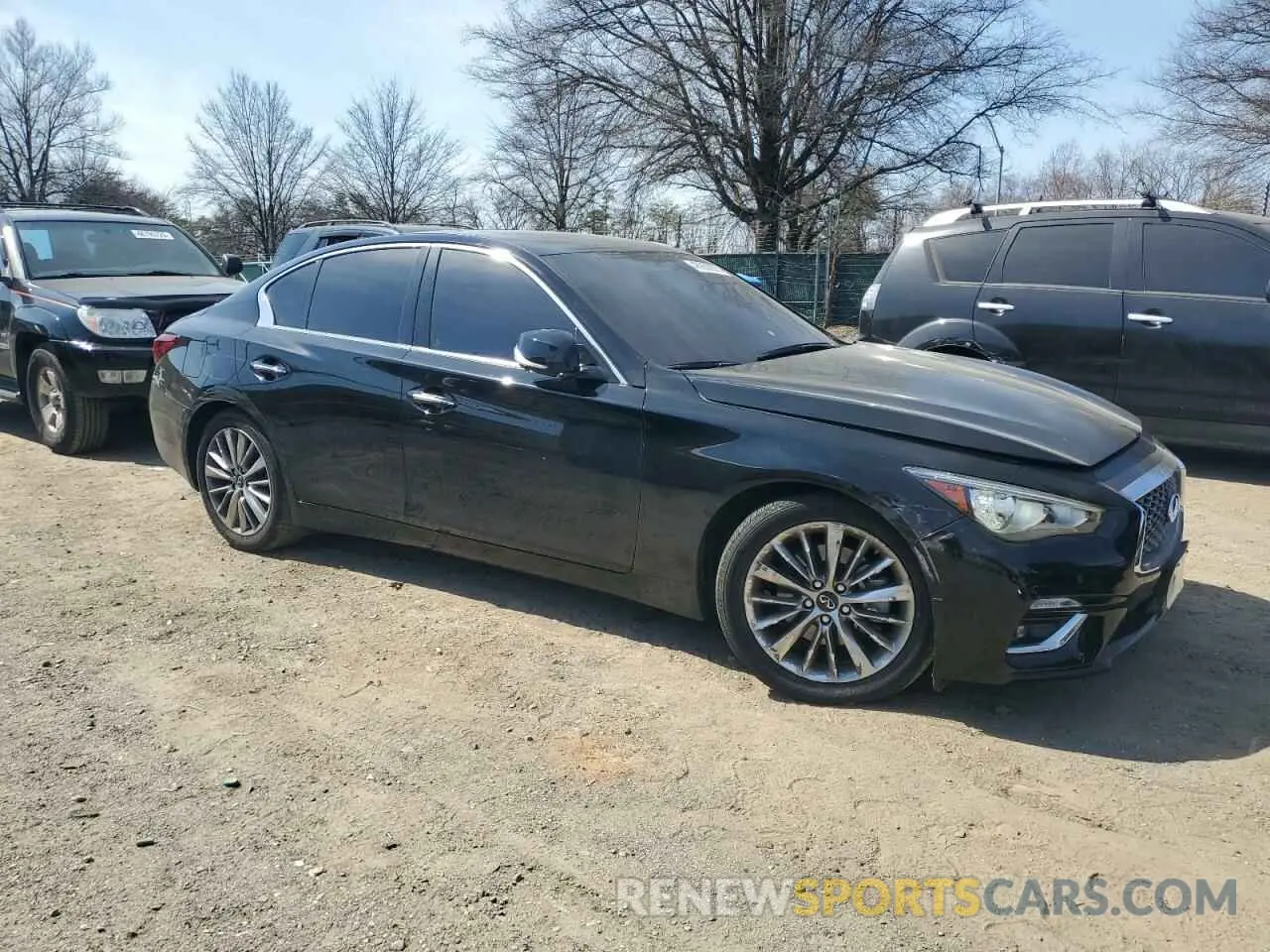 4 Фотография поврежденного автомобиля JN1EV7BP8MM704183 INFINITI Q50 2021