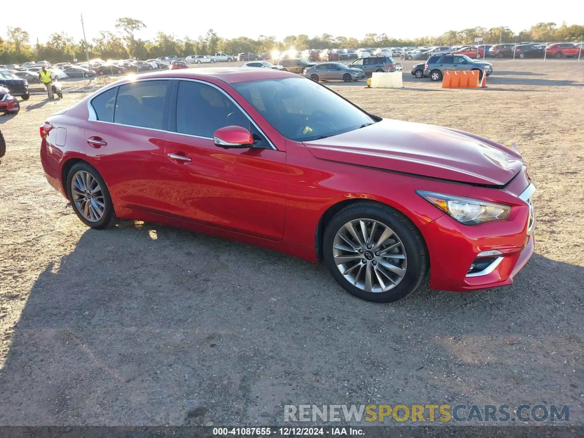 1 Фотография поврежденного автомобиля JN1EV7BP8MM705043 INFINITI Q50 2021